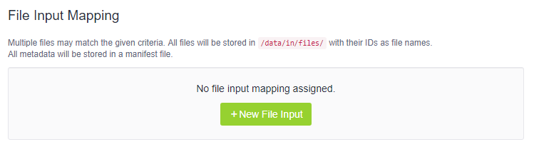 File input screenshot