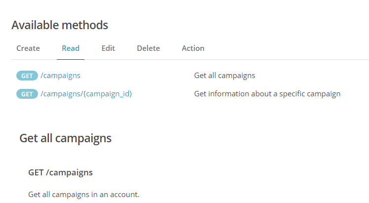 Screenshot - Read Campaign Documentation
